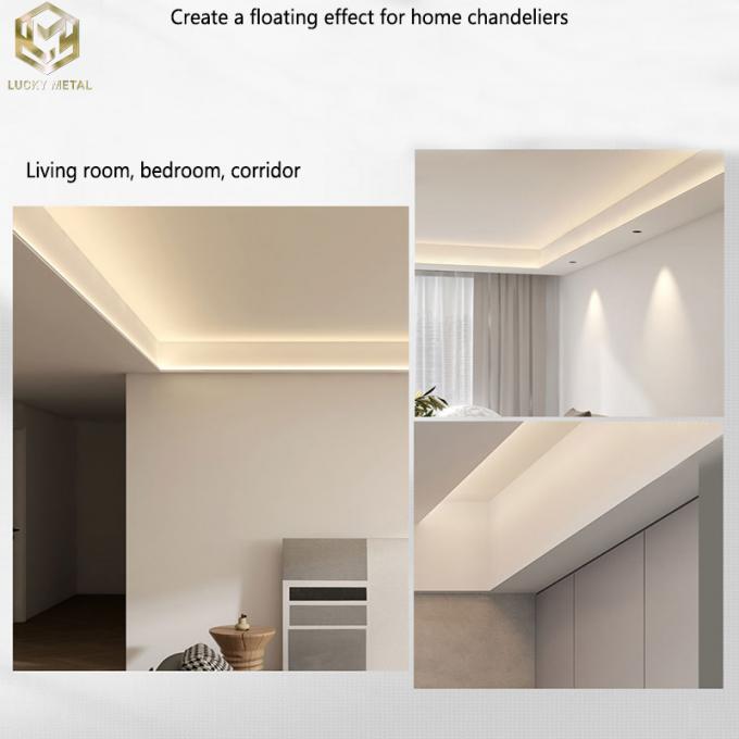 Recesses Led Profile Ceiling OEM Interior Ceiling Recessed Led Profile Led Strip Extrusion Channel