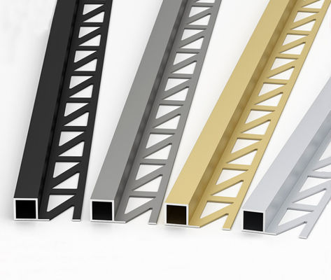 Corner Aluminium Edge Trim Profiles L Section 45mm Dustproof
