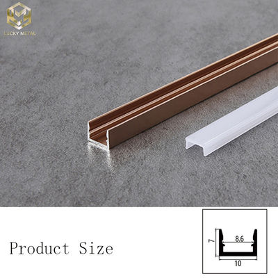 2m Aluminium Led Strip Channel Profile U Shaped OEM