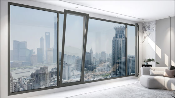 Thermal Break Sliding Aluminium Door Window Fabricators Double Glazed