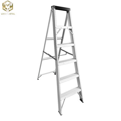 Step Standing Aluminium Telescopic Ladder Extendable Single Side OEM