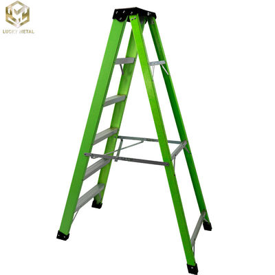 Platform Aluminium Extending Ladders Telescopic A Frame Ladder 150KG-200kg