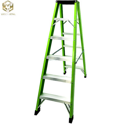 Glass Fiber Reinforced Aluminum Telescopic Ladder 6.2 m Fire Protection Wireman