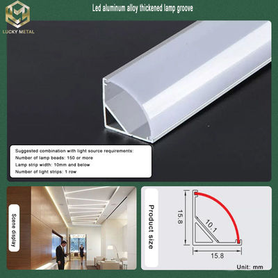 OEM Interior Ceiling Recessed Led Profile Led Strip Extrusion Channel