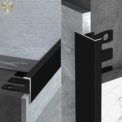 ODM 10mm Square Edge Tile Trim Panel Extrusions Stair Nosing