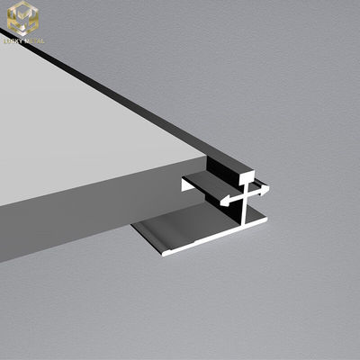 ODM Decorative Aluminium Edge Trim Profiles Systemprofile For Tiles