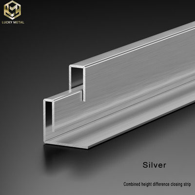 Tile Trim Aluminum Extrusion Profiles Channel Floor Side