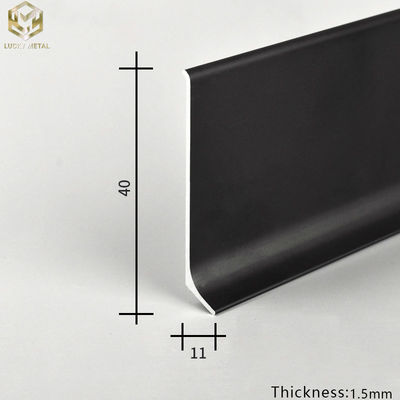 Kitchen Aluminium Skirting Profile Baseboard Extrusions Trim