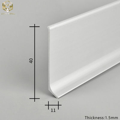 Kitchen Aluminium Skirting Profile Baseboard Extrusions Trim