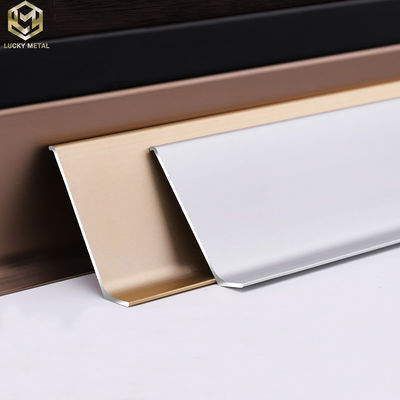 ODM Aluminium Wall Skirting Extrusion Profile T3~T8 Temper