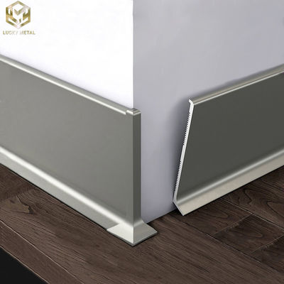ODM Aluminium Wall Skirting Extrusion Profile T3~T8 Temper