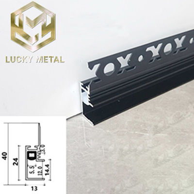 Sleek Plaster-in Baseboard Aluminum Profiles For Skirting Board Or Windowsill