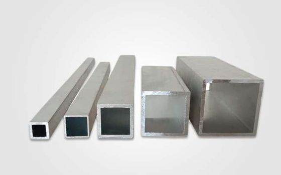Extruded 7075 Aluminum Pipe Square Aluminium Section Pipe Tubing