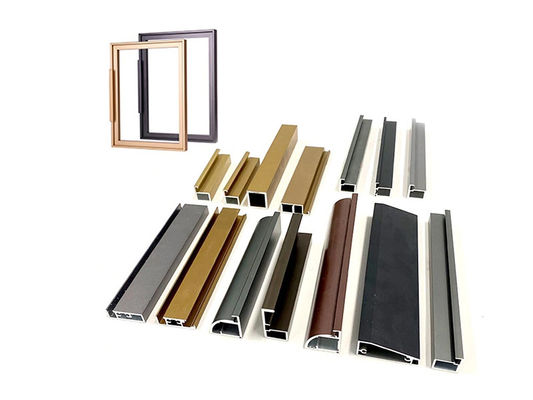 5052 Aluminium Cabinet Door Frame Handle Profiles Fabrication