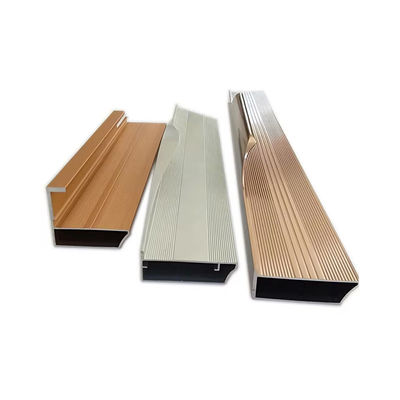 ODM 6061 6082 Aluminium Cabinet Door Frame Titanium Anodizing