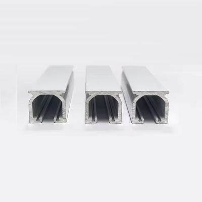 Curtain Rail Track T Slot Aluminium Extrusion Profile For Enclosure ODM