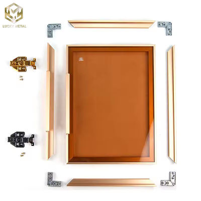 Kitchen Wardrobe Door Frame Aluminium Profile Manufactured In Vietnam