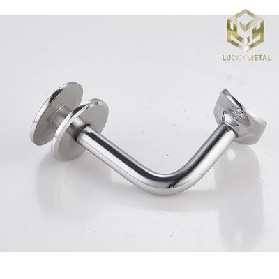 Stainless Steel 304 316 Modern Stair Railing Design Round Tube 90 Degree Handrail Bracket