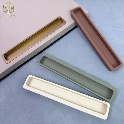 ​Sleek Anti-Slip Aluminium Hidden Cabinet Handles With Recessed Design