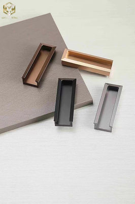 ​Minimalist Aluminium Handles With Hidden Mounting Cabinets Drawers