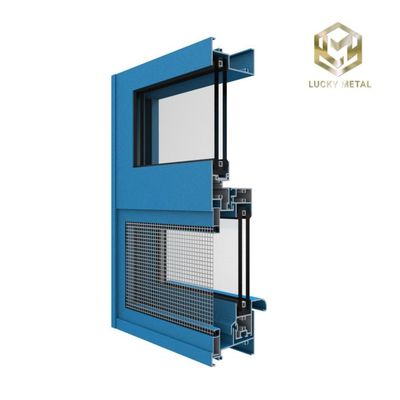 Post-Consumer Recycled Aluminium Door Frame Profile Ocean Plastic Blend