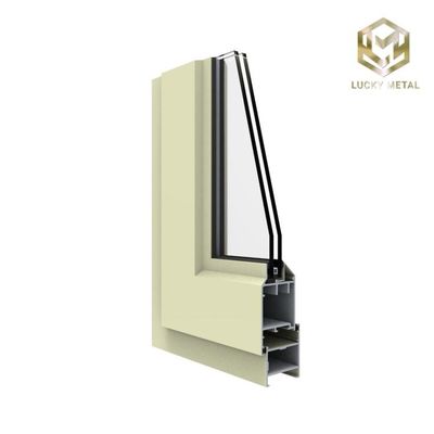 Eco-Friendly Recycled Aluminium Door Frame Profile Low-Carbon Manufacturing