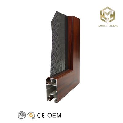 ​Thermal Break 45mm Anodized Aluminium Door Frame Profile For Residential