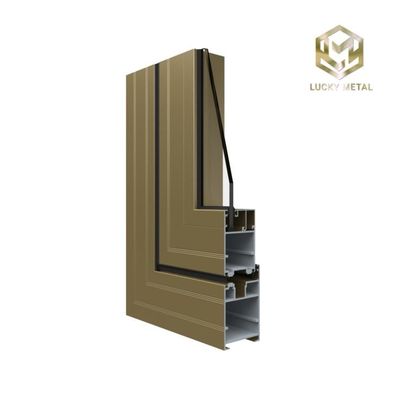 ​CR80 Weatherproof Aluminium Door Frame Profile 40x60mm For Commercial