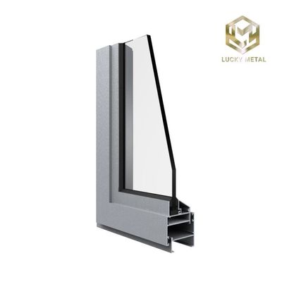 Galvanized 3.0mm Aluminium Door Frame Profile For Sliding Or Folding Doors
