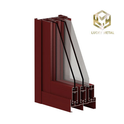 Powder Coated Corrosion Resistant Aluminium Door Frame Profile For Commercial