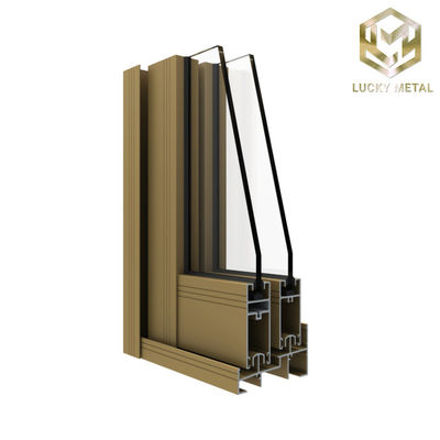 High-Strength Rust Proof Aluminium Door Frame Profile For Industrial Installations