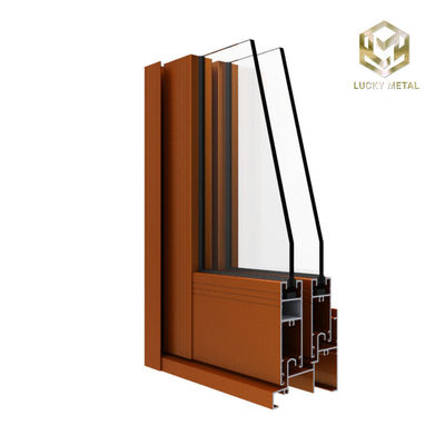 Customizable Soundproof Aluminium Door Frame Profile With Eco-Friendly Coating