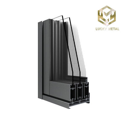 Lightweight Aluminum Door Frame Profile With Soundproof Design And Eco-Friendly Material