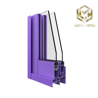 Aluminum Profile Doors And Windows Sound Insulation And Heat Insulation CNC Extruded