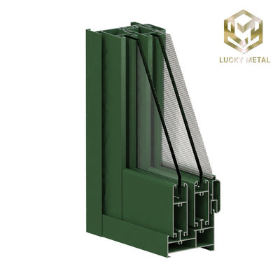 Aluminum Profile Doors And Windows Sound Insulation And Heat Insulation CNC Extruded