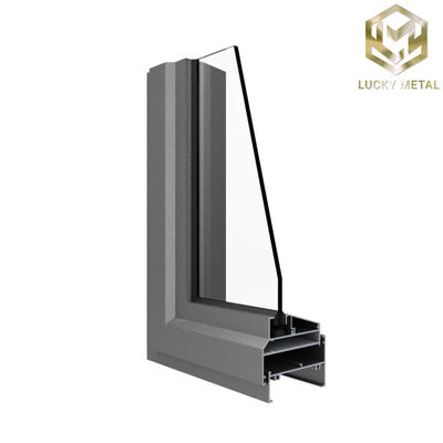 Extrusion Section Door Aluminium Profile Powder Coating