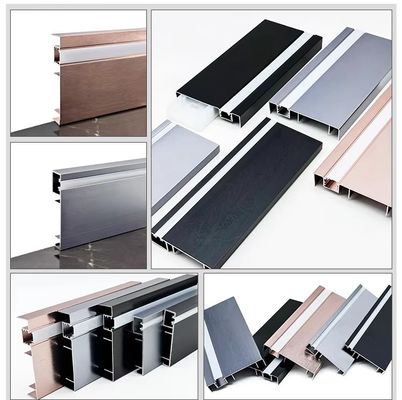 Led Light With Aluminum Alloy Skirting Board LED Profile Strip Metal Senmry Skirting Baseboard
