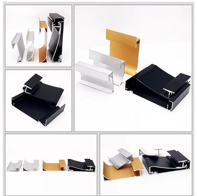 Led Light With Aluminum Alloy Skirting Board LED Profile Strip Metal Senmry Skirting Baseboard