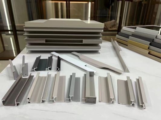 OEM 6000 Series Anodized Aluminium Profile Edge Frame with Customized Length for Kitchen Cabinets