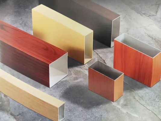 6063-T5 Alloy Structural Extrusion Aluminum Profiles For Architectural Curtain Walls