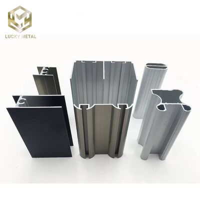 Customized Color Thermal Break Aluminum Profile for Kitchen Cabinet Handle and Wardrobe Doors