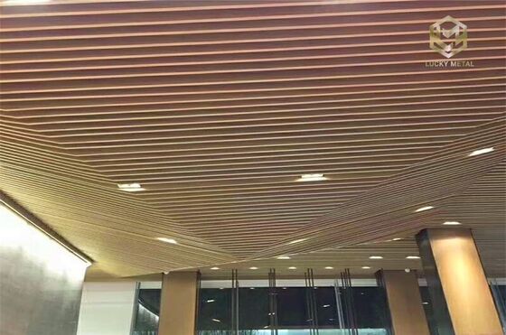  Aluminium Ceiling with Sound Absorbing and Class A1 Fire Resistance for Suspended Ceiling System