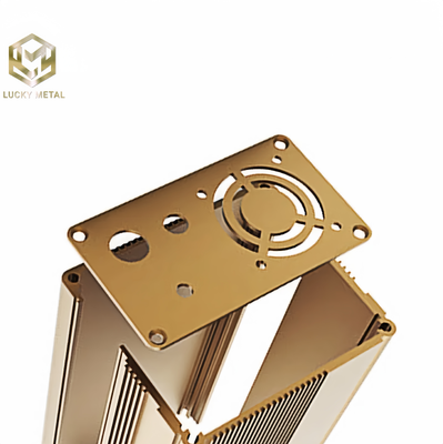 Aluminum Anodized Extrusion Enclosure Electronics Control Cabinet Distribution Box