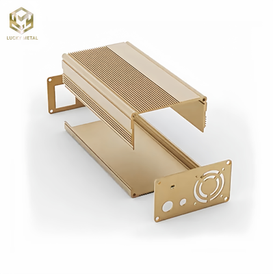 Aluminum Anodized Extrusion Enclosure Electronics Control Cabinet Distribution Box