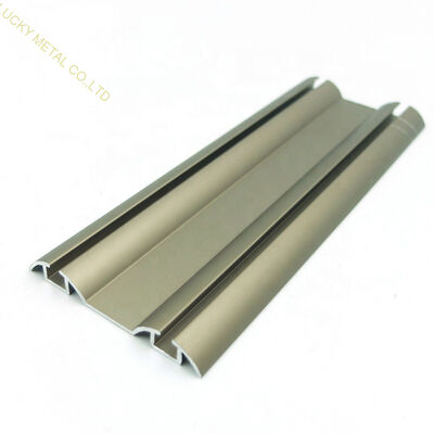 Double Groove Aluminium Kitchen Cabinet Rail Profile