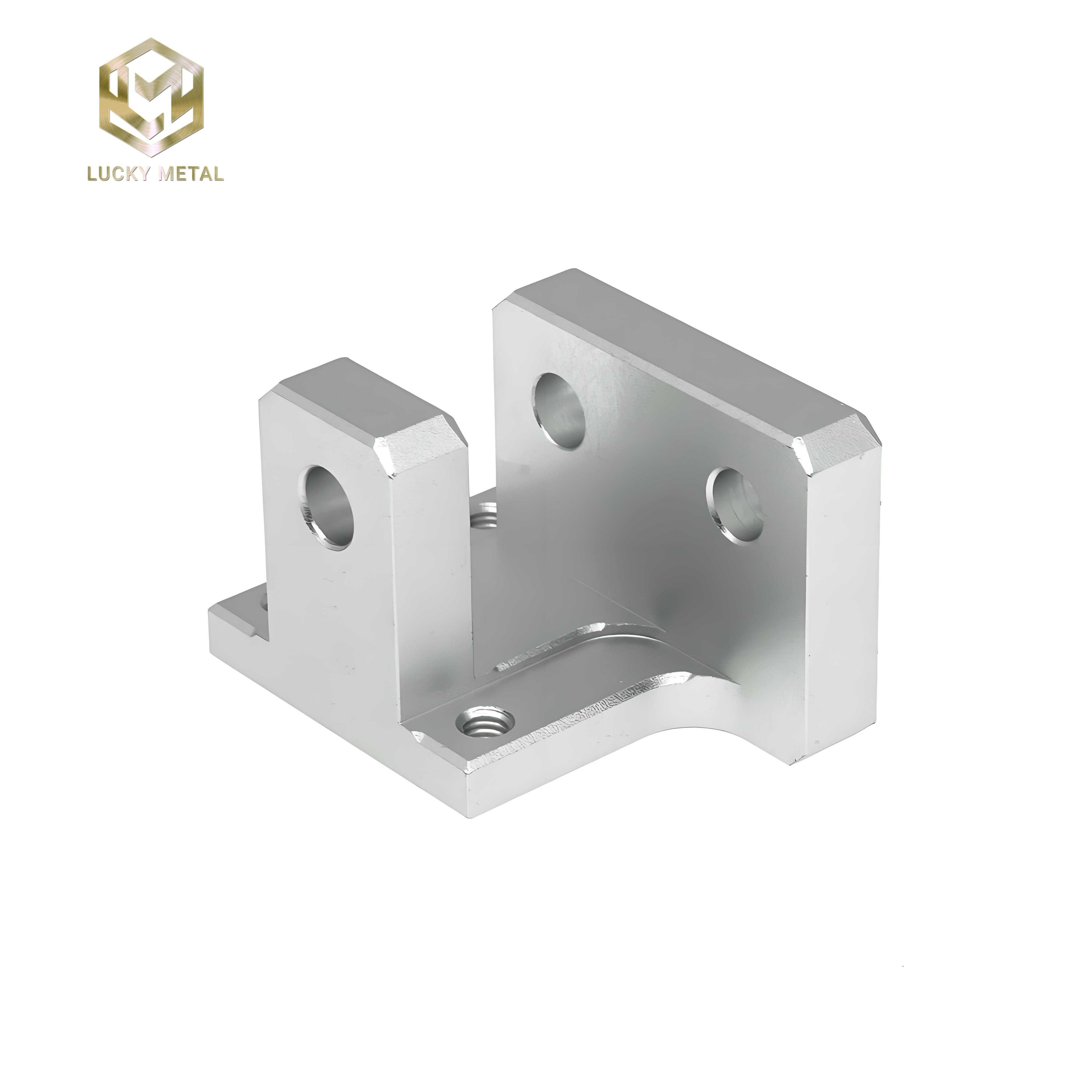 ISO 9001 Certified CNC Aluminum Brackets Custom Sizes 10-200mm For ...