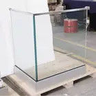 U Channel Frameless Aluminum Glass Fence Glass Deck Railing Gate