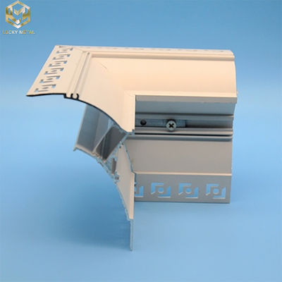 90 Degree Corner Aluminium Led Strip Profile Ceiling Recessed