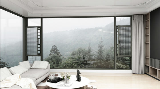 Reinforced Security Aluminium Window Frames With Anti-Burglary Design