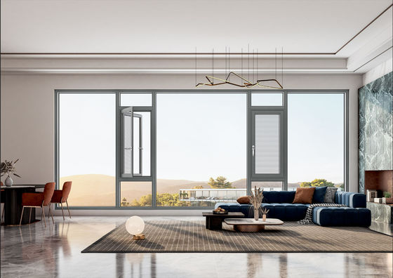 Thermal Break Sliding Aluminium Door Window Fabricators Double Glazed